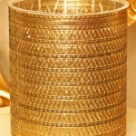 スタイルビルト製 ゴールド ゴミ箱