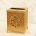 マトソン製 ゴールド ローズリース 正方形 ティッシュボックス